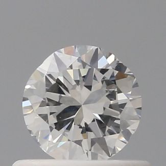 0.50 Carat Round F SI1 GD GIA Natural Diamond