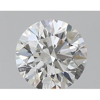 0.59 Carat Round H VS1 EX GIA Natural Diamond