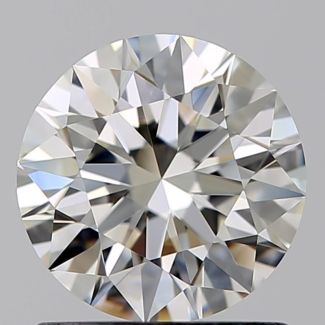 1.00 Carat Round I VVS2 EX GIA Natural Diamond