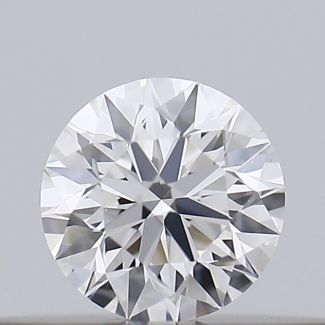 0.16 Carat Round D VS1 EX GIA Natural Diamond