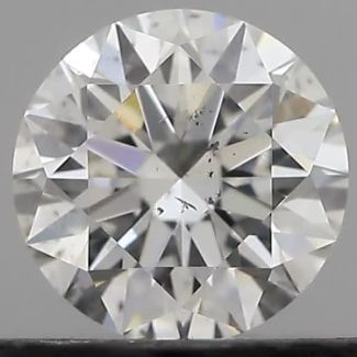 0.40 Carat Round G SI1 EX GIA Natural Diamond