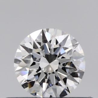 0.30 Carat Round F VVS1 EX VG GIA Natural Diamond