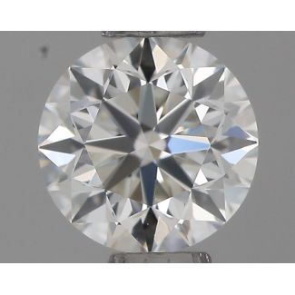 0.4 Carat Round H VVS1 VG EX GIA Natural Diamond