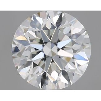 0.95 Carat Round F VVS1 EX GIA Natural Diamond