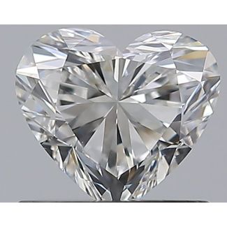 0.76 Carat Heart G VS1 - EX GIA Natural Diamond