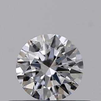 0.31 Carat Round D VVS2 EX GIA Natural Diamond