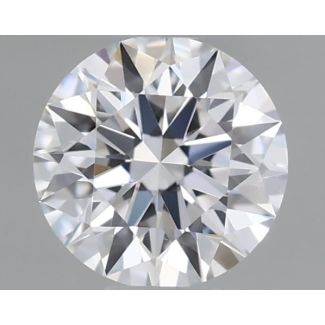 0.35 Carat Round D VS2 EX GIA Natural Diamond