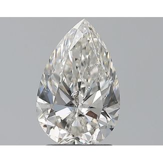 1.7 Carat Pear G SI2 - EX GIA Natural Diamond