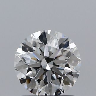 1.08 Carat Round F SI1 EX GIA Natural Diamond