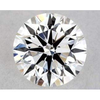 0.5 Carat Round E VVS2 EX GIA Natural Diamond