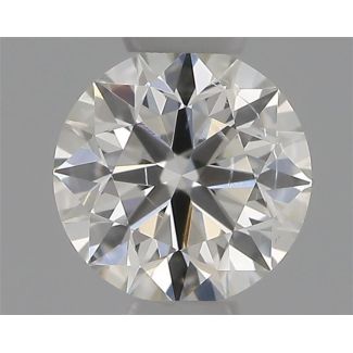 0.31 Carat Round G SI2 EX IGI Natural Diamond