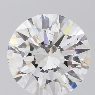 2.0 Carat Round D SI2 EX GIA Natural Diamond