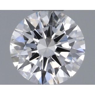 0.45 Carat Round F VVS1 EX GIA Natural Diamond