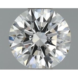 0.52 Carat Round D SI1 EX GIA Natural Diamond