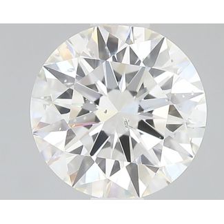 1.02 Carat Round H SI1 EX GIA Natural Diamond