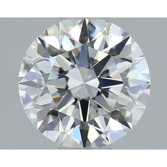 0.62 Carat Round F VVS1 EX GIA Natural Diamond