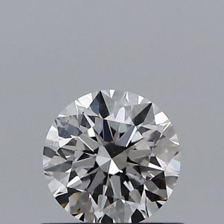 0.50 Carat Round D SI1 VG EX GIA Natural Diamond