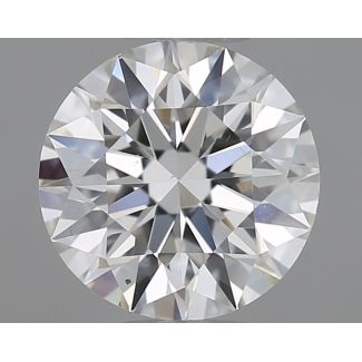 0.79 Carat Round G VS2 EX GIA Natural Diamond