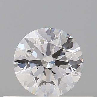 0.34 Carat Round D VVS1 EX GIA Natural Diamond