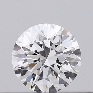 0.19 Carat Round E SI1 EX GIA Natural Diamond