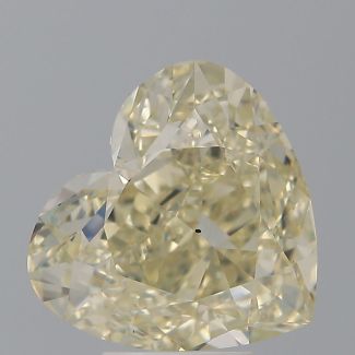 6.02 Carat Heart Yellow VS2 - EX VG GIA Natural Diamond