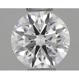 0.41 Carat Round G VVS2 EX GIA Natural Diamond