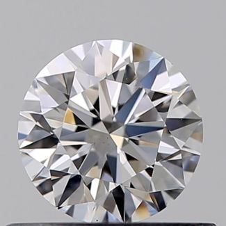 0.45 Carat Round D VS1 EX GIA Natural Diamond