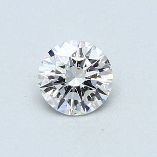 0.46 Carat Round D VS2 VG EX GIA Natural Diamond