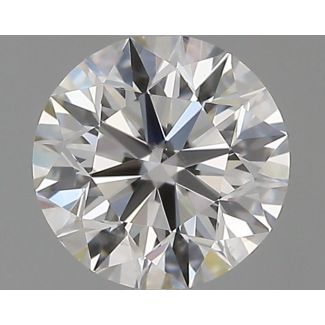 0.6 Carat Round E VS2 EX GIA Natural Diamond