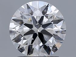 1.5 Carat Round D SI2 EX VG GIA Natural Diamond