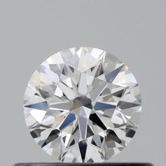 0.38 Carat Round G VVS2 EX GIA Natural Diamond