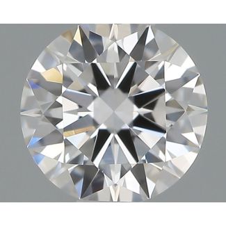 0.38 Carat Round E VVS1 EX GIA Natural Diamond