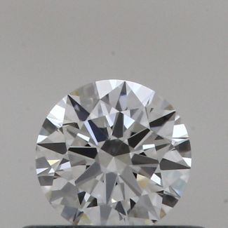 0.36 Carat Round H VS1 EX GIA Natural Diamond