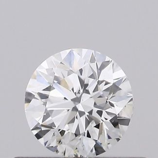 0.35 Carat Round F SI2 EX GIA Natural Diamond