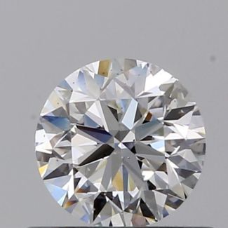 0.50 Carat Round F VS2 G VG GIA Natural Diamond