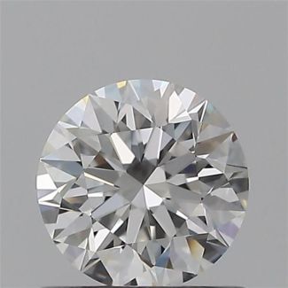 0.61 Carat Round E VVS1 EX GIA Natural Diamond