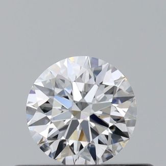 0.31 Carat Round D VVS2 EX VG GIA Natural Diamond