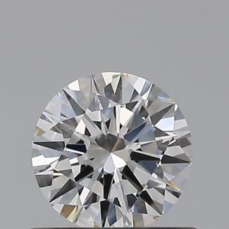 0.5 Carat Round E SI1 EX GIA Natural Diamond