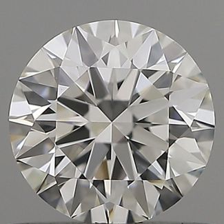 0.56 Carat Round F VVS1 EX GIA Natural Diamond