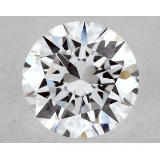 0.51 Carat Round D VVS1 EX GIA Natural Diamond