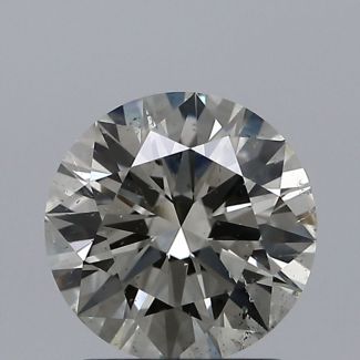 1.31 Carat Round J SI2 EX GIA Natural Diamond