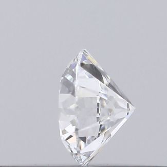 0.18 Carat Round D VVS1 EX GIA Natural Diamond