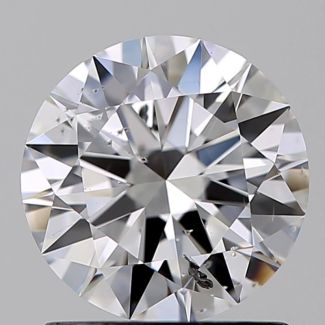 1.03 Carat Round D SI2 EX GIA Natural Diamond