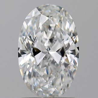 1.51 Carat Oval F SI1 - EX VG GIA Natural Diamond