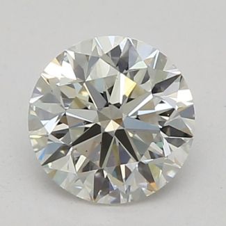 0.45 Carat Round H VS1 VG EX GIA Natural Diamond