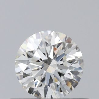 0.36 Carat Round H VS1 EX GIA Natural Diamond