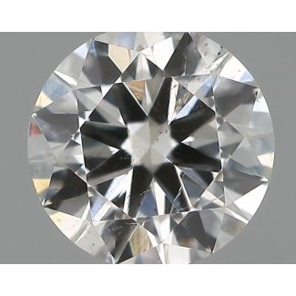 0.4 Carat Round D SI2 EX IGI Natural Diamond