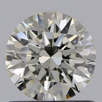 0.72 Carat Round K VVS2 EX GIA Natural Diamond