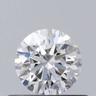 0.35 Carat Round E VVS2 EX GIA Natural Diamond