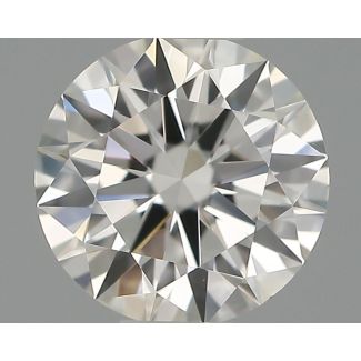 0.4 Carat Round E VVS2 EX IGI Natural Diamond